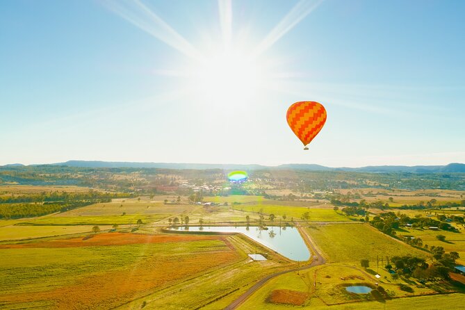Gold Coast Hot Air Balloon + Winery Breakfast + Return Transfers - Savory Sparkling Wine Breakfast