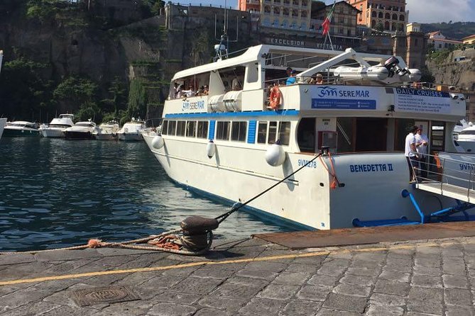 Gold Cruise Positano and Amalfi (From Sorrento, Seiano or C.Stabia) - Meeting and Pickup Arrangements