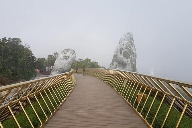 Golden Bridge Ba Na Hills- Dragon Bridge - Marble Mountains - Pickup and Start Time