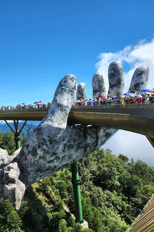Golden Bridge Ba Na Hills -Early Morning to Avoid Crowds - Key Points