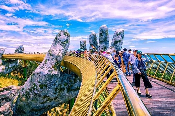 Golden Bridge Ba Na Hills Tour With Buffet Option - Exploring the Golden Bridge