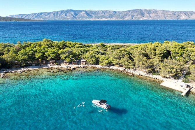 Golden Horn Beach & North Shore of Hvar Island Private Boat Tour - Boat Features