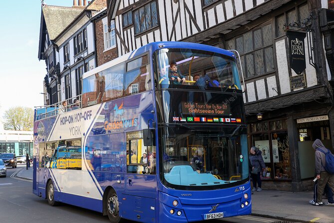 Golden Tours York Hop-On Hop-Off Open Top Bus Tour With Audio Guide - Accessibility and Physical Requirements