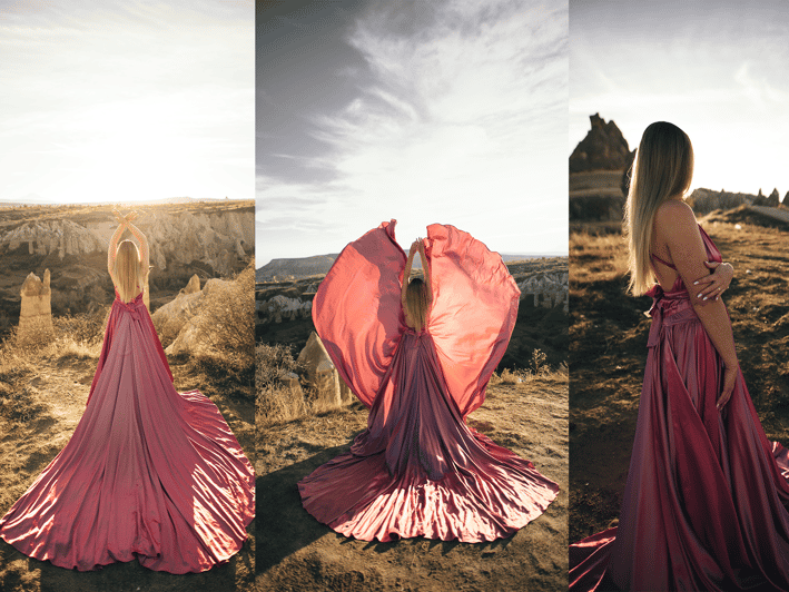 Göreme: Cappadocia Satin Flying Dress Rental - Customer Reviews