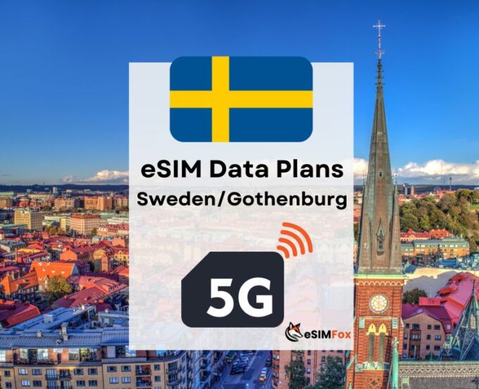 Gothenburg: Esim Internet Data Plan for Sweden High-Speed - Important Activation Information