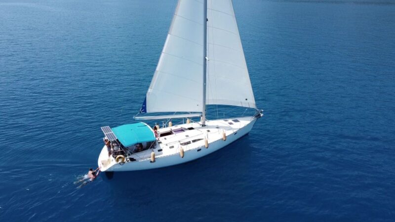 Gouvia: Corfu Island Sailing Trip With Lunch and Soft Drinks - Onboard Dining and Refreshments