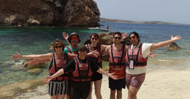 Gozo: 1 Hour Kayak Plus +Cave Tour + Drop off Blue Lagoon - Included Provisions