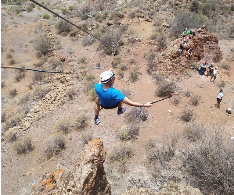Gran Canaria: Zipline and Mountaineering Tour - Climbing Wall Challenge