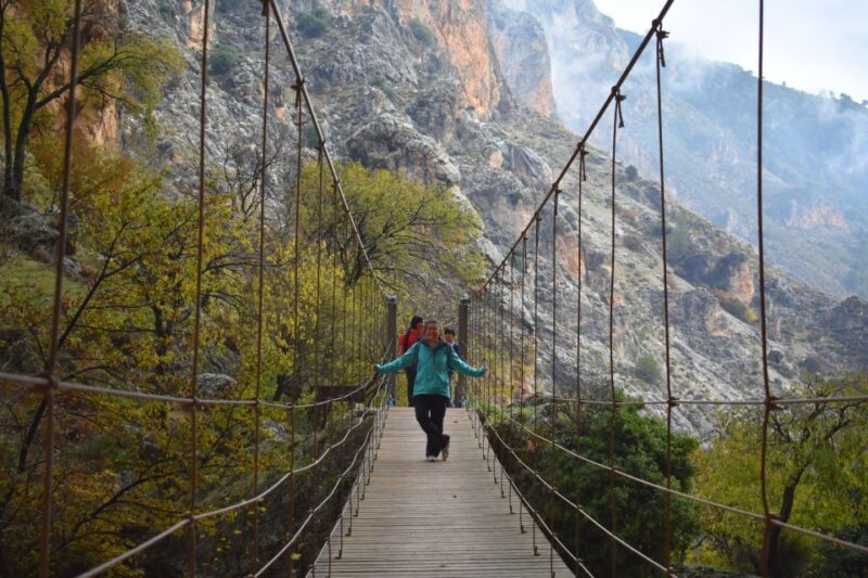 Granada: Hiking Along the Gollizno Route - Crossing Suspension Bridges