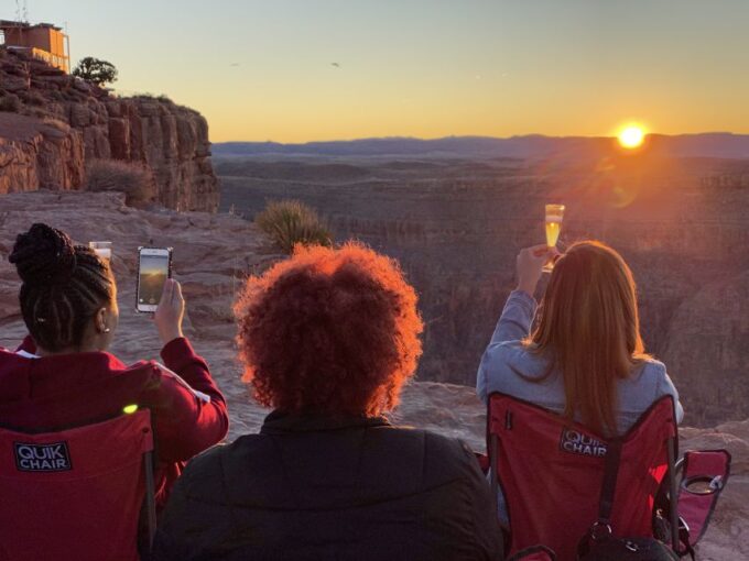 Grand Canyon West: Private Sunset Tour From Las Vegas - Pickup and Departure