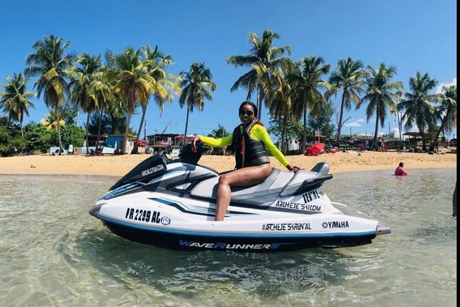 Great River Bamboo Rafting and Jetskii Tour With Pickup - Jetski Highlights