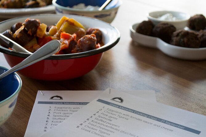 Greek Meze Cooking Class and Dinner With an Acropolis View - Beverages Included