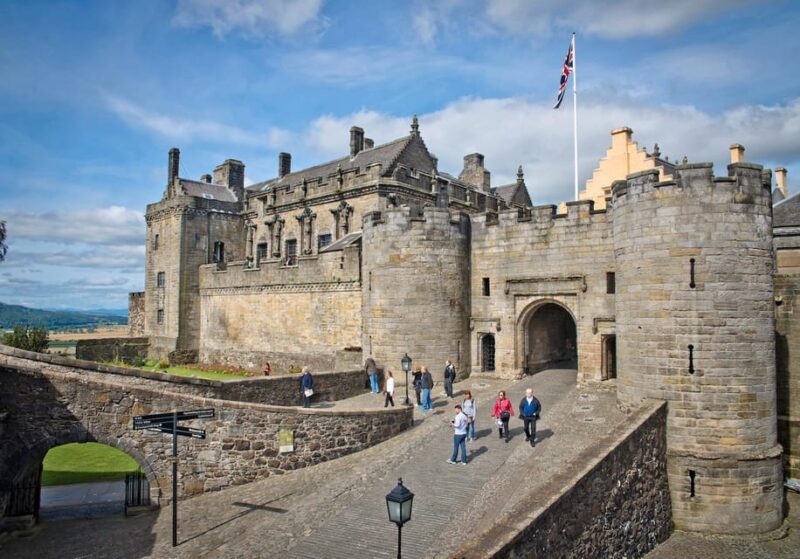 Greenock Cruise Terminal; Stirling Castle and District Tour - Inclusions and Exclusions