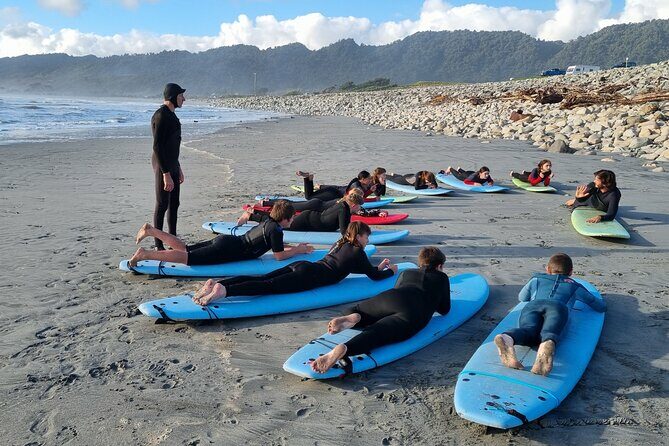 Greymouth Beginner Surf Lesson - Key Points