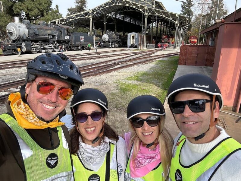 Griffith Park, Observatory, LA River: Luxury E-Bike Tour - Admiring the Hollywood Sign
