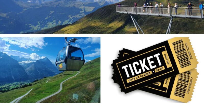 Grindelwald First: Cable Car Ticket With Cliff Walk - Included Experiences