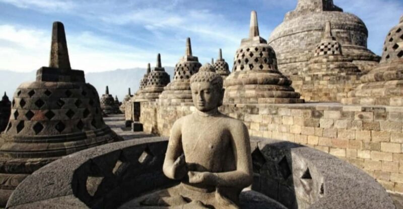 Griya Temple, Borobudur Temple, Merapi Volcano. - Key Points