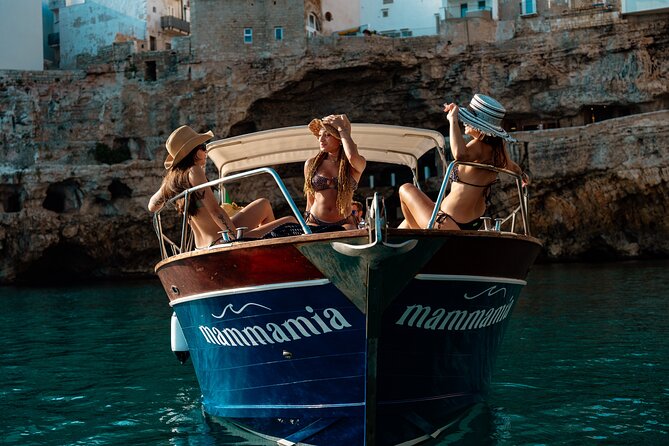 Group Boat Excursion to Polignano | MAMMAMIA Boat - Exploring Polignano by Boat