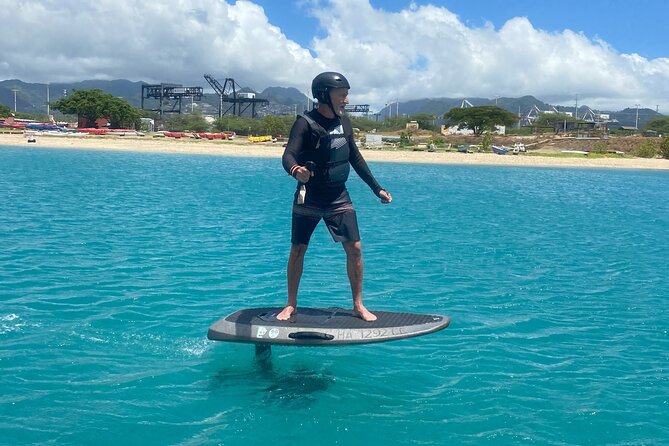 Group of 2 + Mid Length Efoil Experience Honolulu HAWAII - Meeting and Departure