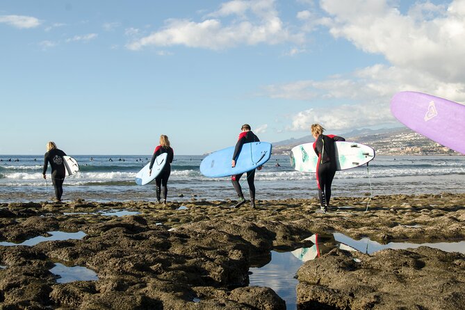 Group Surf Lesson in Playa De Las Americas - Preparing for the Surf Lesson