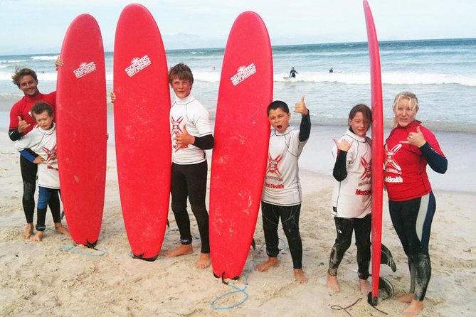 Group Surfing Lesson - Meeting and End Points