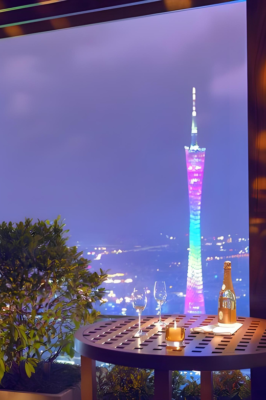 Guangzhou: 70 Floor Rooftop Openair Bar, Sunset & Light Show - Food and Beverage Menu