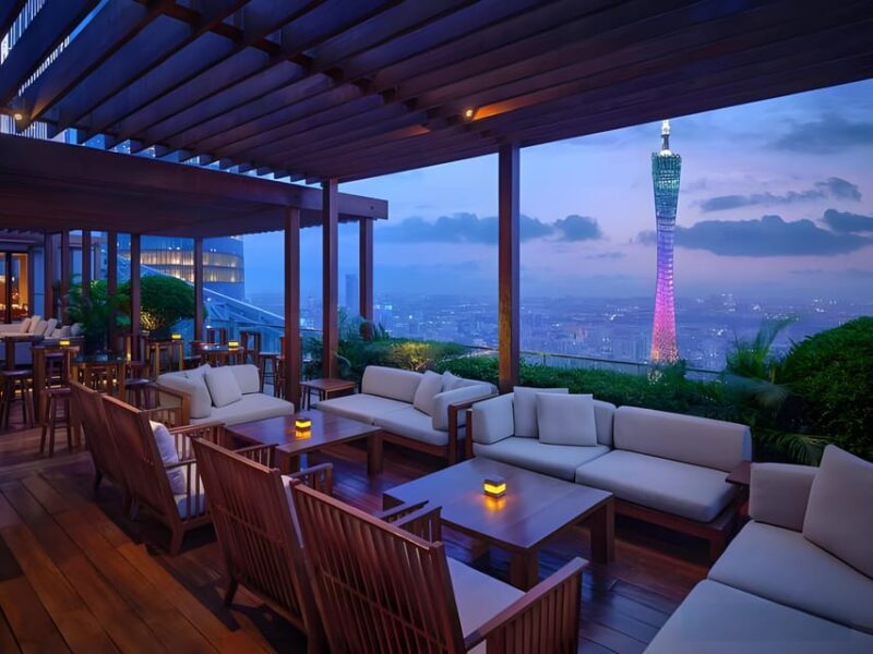 Guangzhou: 70 Floor Rooftop Openair Bar, Sunset & Light Show - Booking and Availability