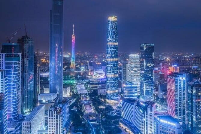 Guangzhou Pearl River Night Cruise and Canton Tower Night Tour - Transportation and Duration
