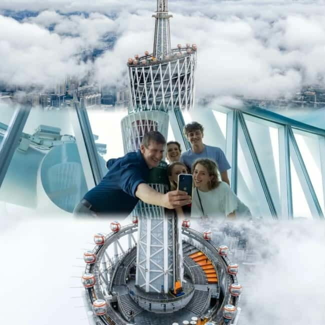 GuangzhouCanton Tower skyview Ticket 433m/450m/488m - The Experience from Different Heights