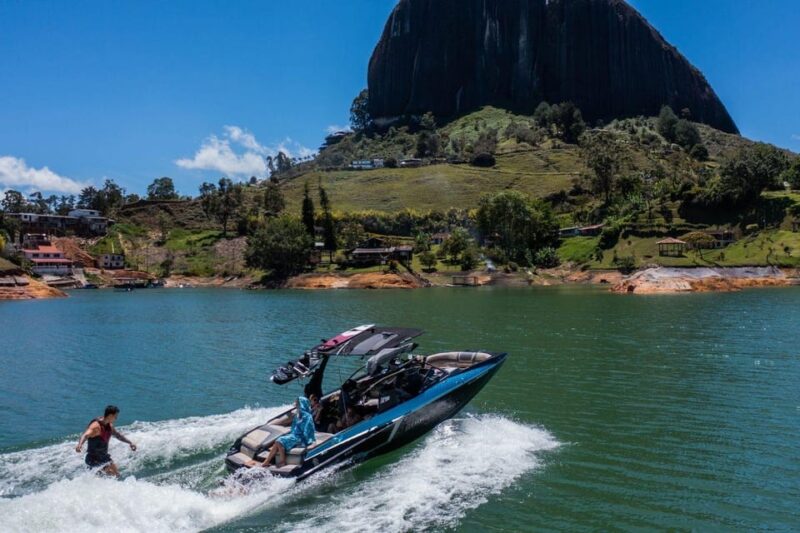 Guatape: PARAGLIDING and WAKEBOARDING Experience - Included Amenities and Transport