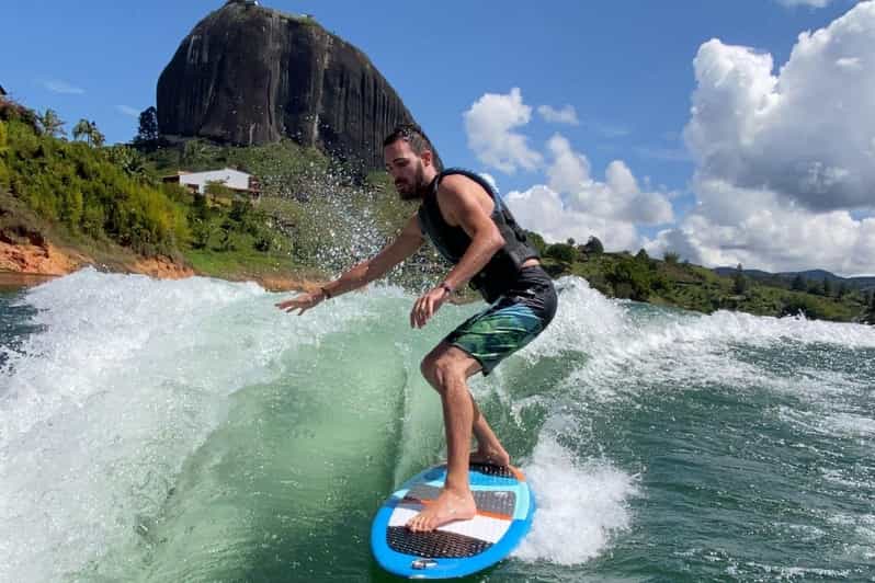 Guatape: PARAGLIDING and WAKEBOARDING Experience - Key Points