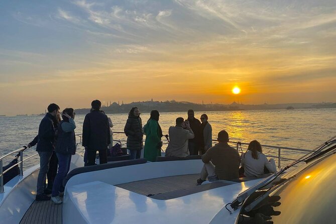Guided Bosphorus Sunset Cruise on Luxurious Yacht - Small Group Cruise - Group Size