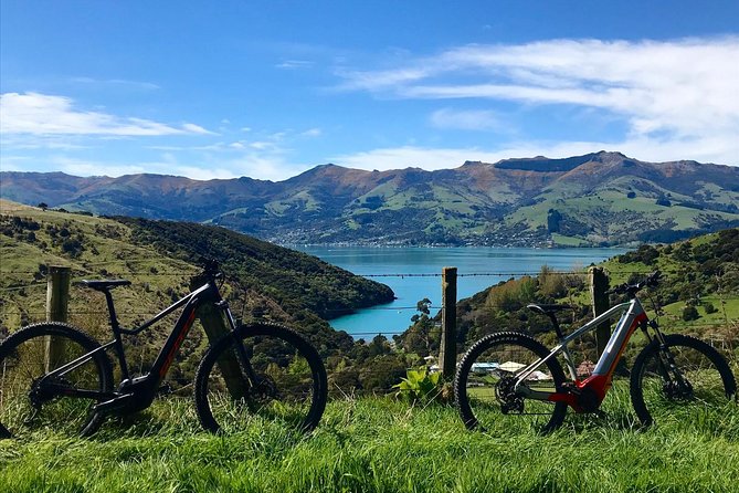 Guided Electric Mountain Bike & Sea Kayak Tour in Akaroa - Electric Mountain Biking