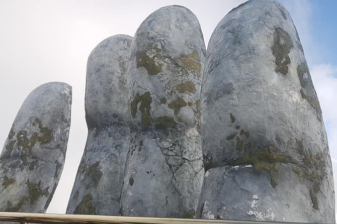Guided Fullday Tour :Golden Bridge,Dragon Bridge,Marble Mountain,Monkey Mountain - Marveling at Golden Bridge