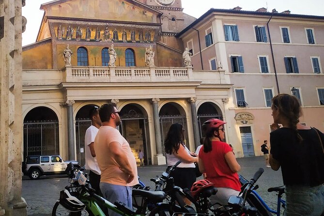 Guided Night Tour by E-Bike With Typical Gelato in Rome - Meeting and Pickup