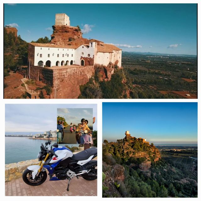 Guided Scooter Tour 125 From Cambrils to the Red Hills, 2 Hours With Pickup - Key Points