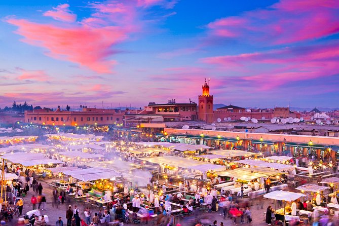 Guided Shared Day Trip Agadir to Marrakech Medina & Souks - Transportation and Guide