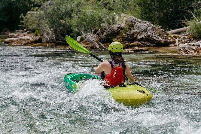 Guided Sit-On-Top Kayaking Adventure in the Soča Valley From Ćezsoča - Included Equipment and Gear