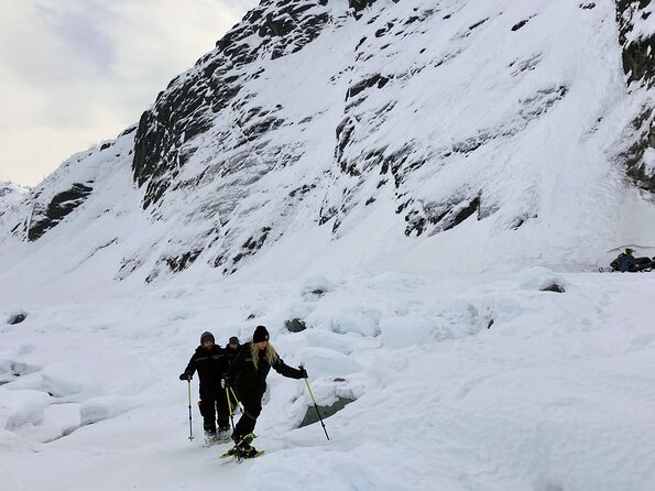 Guided Snowshoeing Adventure in Seward, Alaska - Savoring a Delightful Lunch Break