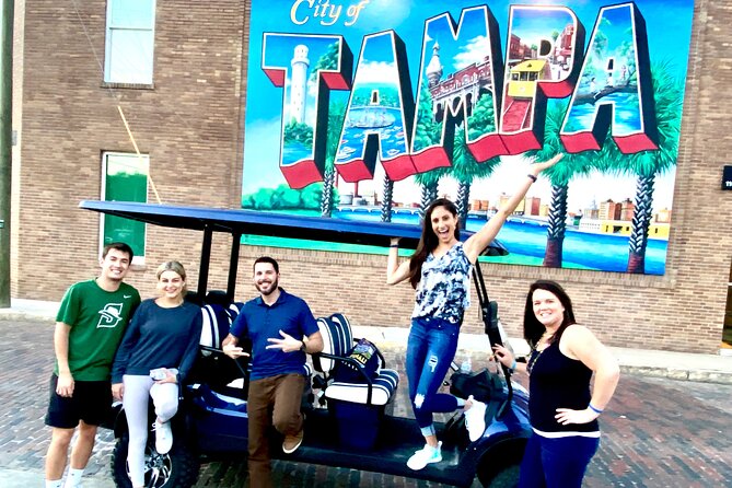 Guided Tampa Sightseeing Tour in a Deluxe Street Legal Golf Cart - Experience Unique Transportation