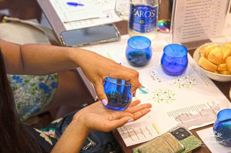 Guided Tasting of 3 Extra Virgin Olive Oils at Dafnes - Included Amenities