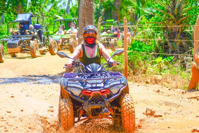 Guided Tour in Four Wheels (ATV) by Macao Beach, Taíno Cave and Typical House - Taíno Cave Exploration