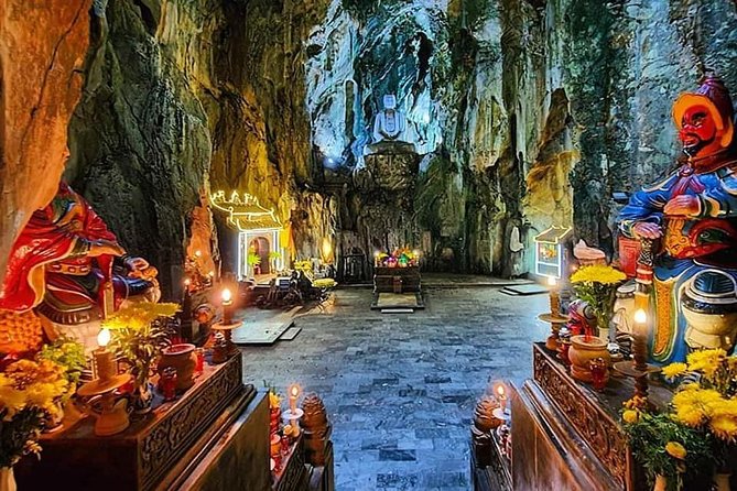 Guided Tour to Visit Marble Mountain,Lady Buddha Statue& Monkey Mountain by Jeep - Tour Overview