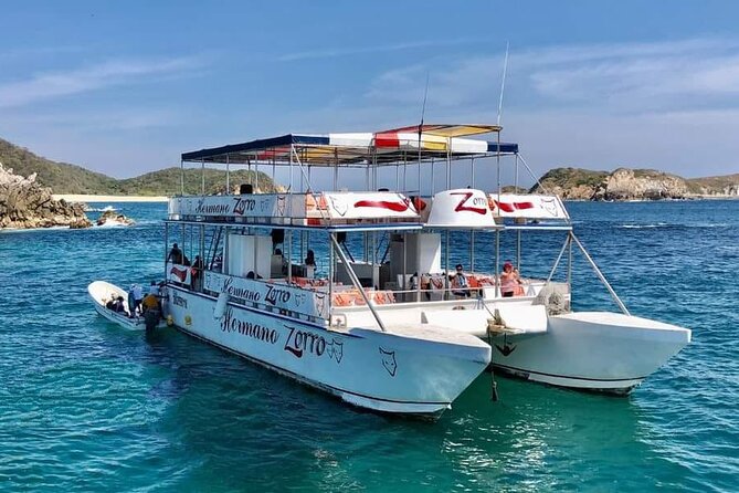 Guided Tours of the 7 Bays of Huatulco Oaxaca in Catamaran - Meeting and Pickup