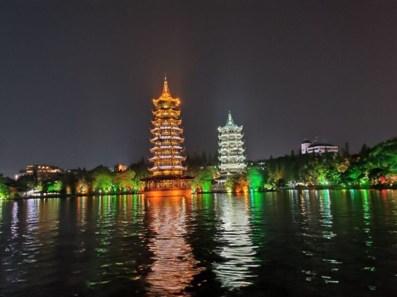Guilin: Four Lakes Night Cruise With Round-Trip Transfer - Included and Excluded