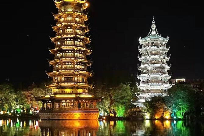 Guilin Four Lakes Night Cruise With the English Speaking Driver From Guilin Hotel - Booking Details
