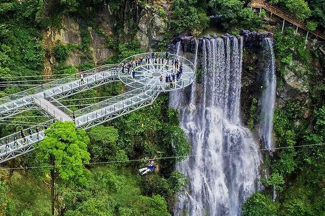 Gulong Gorge Skywalk Glass Bridge and Waterfall View Private Tour - Explore Natural Wonders