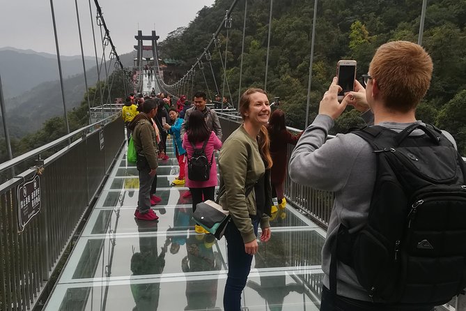Gulong Gorge Skywalk Glass Bridge and Waterfall View Private Tour - Tour Inclusions