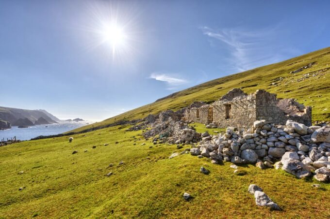 Gweedore: Guided Ebike Tour - Historic Dunlewey Church and Graveyard