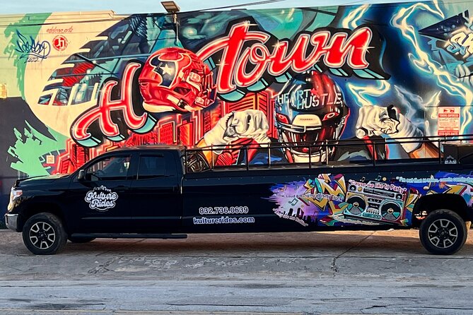 H- Town Tour With 15FT Open Air Party Truck - Meeting Point and Pickup